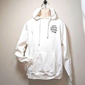 ASSC Anti Social Social Club XL White Hoodie